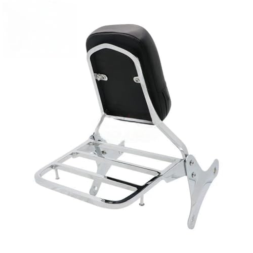 Kit de Dossier de Porte-Bagages Moto Finition Chrome Shadow 750