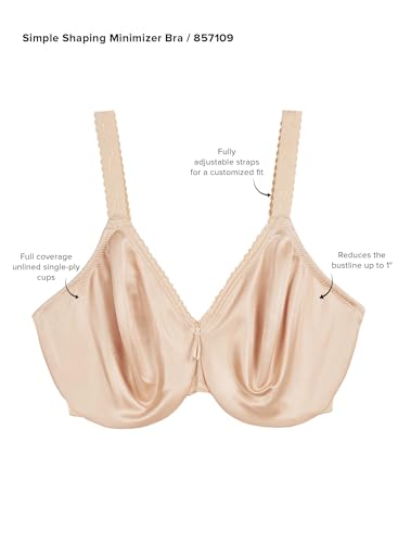 Image of Wacoal Women's Plus-Size Simple Shaping Minimizer Bra