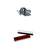 Wilton 21400 #745 Mechanics Vise with F-5, Fiber Face Jaw Cap, 5' Jaw Width