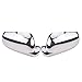 YWDC Coques de rétroviseur pour Golf 4 MK4 1998 1999 2000 2001 2002 2003 2004 Rétroviseur Boîtier Couvercle-Couvercle De Rétroviseur Latéral (Color : Chrome)