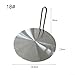 Induction Cooker Heat Diffuser Stainless Steel Plate with Handle for All Cookware Types (B)