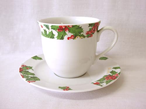 TAZA Y PLATO TE 200ML PORCELANA PORCELANA ACEBO Cover
