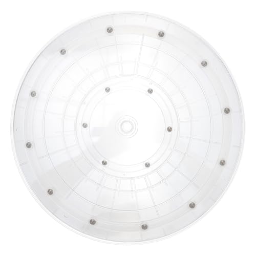 LIGIGWASH Bandeja Giratoria Acrílica Transparente Soporte Giratorio Resistente para Cocina y Especias Fácil Limpieza y Alta Capacidad de Carga