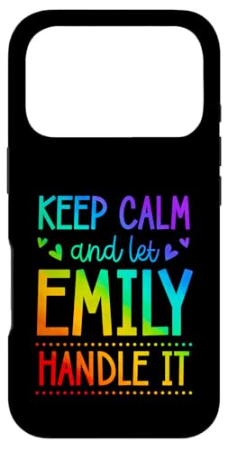 Keep Calm And Let Emily Handle It Chill ���O �X�}�z�P�[�X iPhone 17 Pro �p