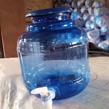 SANJU Water Dispenser for 20 Litre Bottle with Tap Bottom Loading Manual Heavy Duty Durable for Compatible Stand Plastic Water Dispenser (Matka)