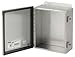 Hoffman A1008CHNFSS Junction Box, NEMA 4X, Hinged, Stainless Steel, 10" x 8" x 4"
