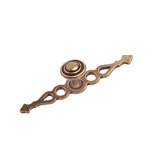 Richelieu Hardware Bp23601Bb Provence Collection 3 29/32 In (99 Mm) X 31/32 In (25 Mm) Burnished Brass Traditional Cabinet Knob Burnished Brass Finish #TOP18