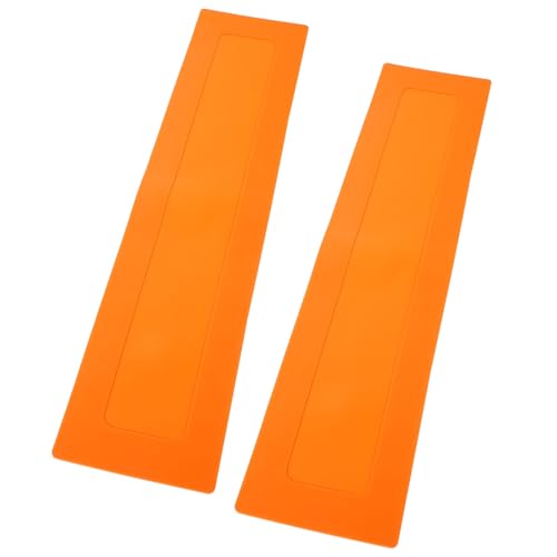 HEALLILY 2pcs Rectangular Agility Training Markers Basketball Court Line Spots Portable Boundary Markers for Sports Field and Gym Floor Training