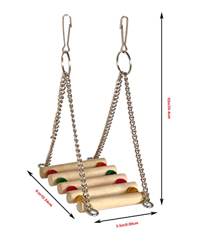Image of Parrot Cage Hammock Swing (Natural Color, 5step)