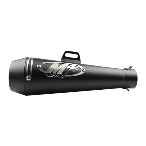 Motorcycle Exhaust Muffler Universal Black...