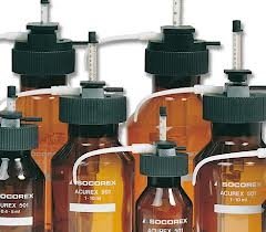 Wheaton® 0.2-2mL Compact 501 Bottle-Top Dispensers, 1000mL Amber Glass Reservoir