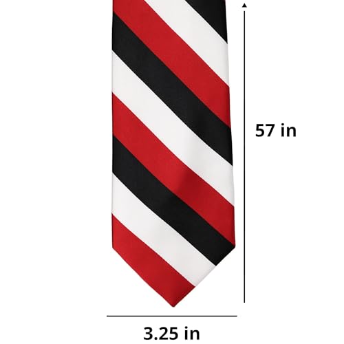 Image of tiemart Men's Striped Tie Standard Length