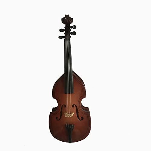 Alano Wooden Bass Miniature Ornaments 14Cm Model Musical Instrument #TOP1