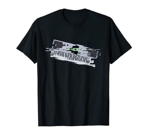 Retro 90s Studio Anlog Synth DJ Synth Glitch Vaporwave Camiseta