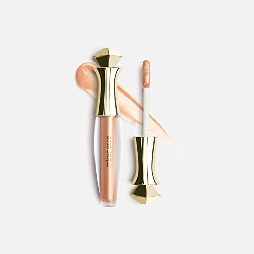 Mirenesse Velvet Lip Gloss Plumper, 3 in 1 Instantly Plumps with Vitamin C + Vitamin E and Vinyl Shine, Vegan and Toxin Free, 72 Seduce .05 oz Mini