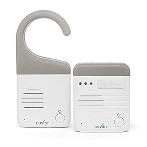 Nuvita 3010 Quadryo1 draadloze audio babyfoon – babyluidspreker met 32 selecteerbare kanalen en USD aangedreven – geluidsarm en interferentievrij – Smart VOX-functie – Italiaans ontwerp – UE Brand