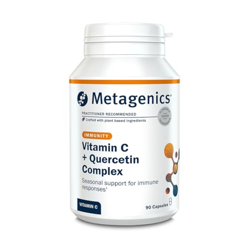 Metagenics Vitamin C + Quercetin Complex - Bioflavonoids, Rutin, Bromelain & Vitamin C - for Immune and Antioxidant Support - 90 Capsules