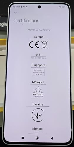 Smartphone Xiaomi Poco X6 5G 256 GB/12 GB de RAM (Branco)