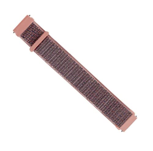 Image of YODI Nylon Classic Strap Band for Redmi watch 5 Lite Smartwatch Only Straps Accessories for Men and Women compatible with Mi Watch Lite 5 (NYLON-PINK)