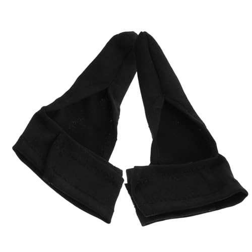 Hemoton Compact Bowling Thumb Sleeve Fixed Bowling Gloves Plaid Design Right-Handed Compression Glove Thumb Guard