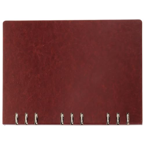 Cuaderno de piel sintética marrón BETOOKY contra el desgaste diario