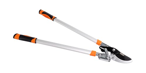 Kippen 6171A - Cesoie Troncarami con Meccanismo a Cricchetto e Tagliente Bypass. Manici in Alluminio Pressofuso.