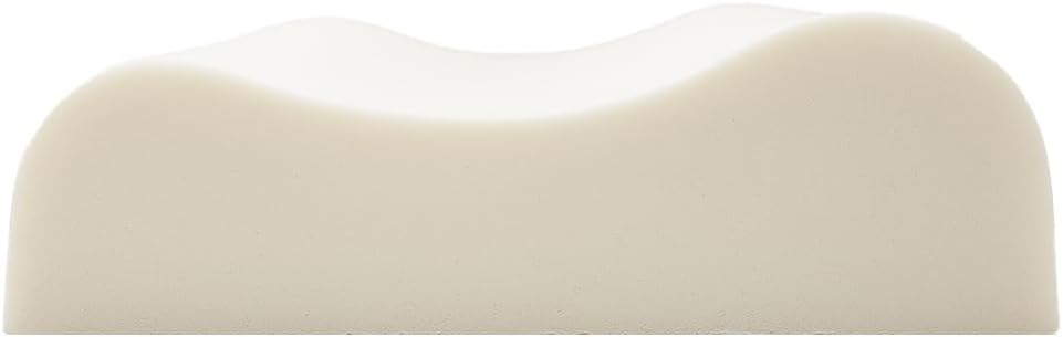 ORGANIC TEXTILES Organic Latex Contour Pillow with Organic Cotton Cover - GOTS & GOLS Certified, Ergonomic Contour Design, Bed Pillow, Spine Support - (High-Loft, Soft) - Pack of 2