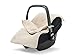 Jollein Fußsack Basic Knit Nougat - Für Babyschale Kinderautositz Gruppe 0+ und Kinderwagen - Für 3-Punkt- und 5-Punkt-Gurt - Strickmuster und Fleece Futter - Beige ein Auto günstig Kaufen-Jollein Fußsack Basic Knit Nougat - Für Babyschale Kinderautositz Gruppe 0+ und Kinderwagen - Für 3-Punkt- und 5-Punkt-Gurt - Strickmuster und Fleece Futter - Beige