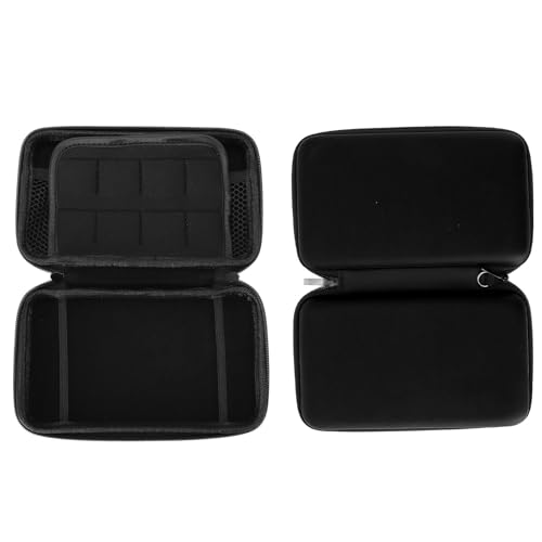 Image of EBTOOLS Carrying Case for 3DS, New 3DS XL, New 2DS XL Console, Hard Shell Case with 8 Game Slot, Inner Pocket, Black