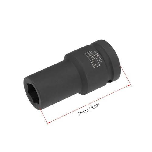 TA-VIGOR 3/4-Inch Drive by 46mm Deep Impact Socket, 6-Point, Durable Reliable Cr-Mo Alloy Steel, Metric for Home Car Repair - Image 2