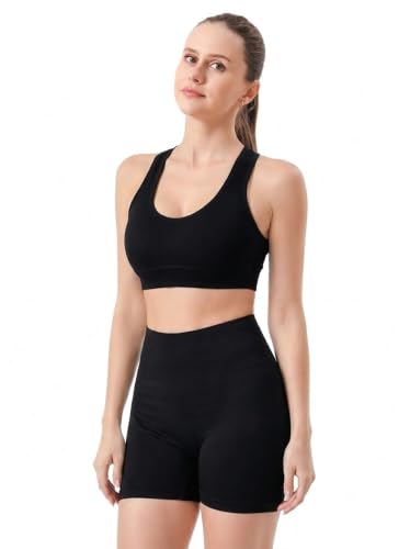 Image of Women Sport Set | Premium Seamless Yoga Set | Soft, Skin-Friendly Fabric for All-Day Comfort | Ideal for Gym, Yoga, Running, Fitness, Cycling & Casual Wear (Yoga Fit)
