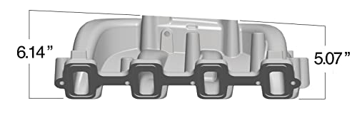 HOLLEY LS Dual Plane Mid-Rise Intake HOL 300-129BK , Black by Holley - Image 2
