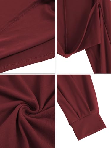 Image of ZAFUL Women's Sheer Shrug Y2K Long Sleeve Cardigans 2026 Irregular Tie Front Bolera