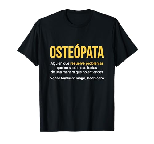 Osteópata Definición | Regalo Osteópata Camiseta