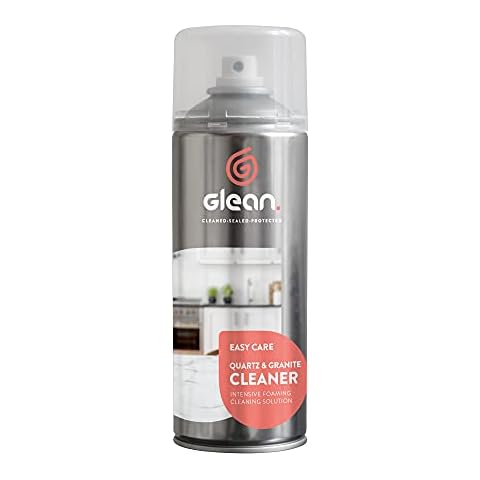 GLEAN Quartz & Granite Foaming Cleaner - 400ml - Easy Care Non-Abrasive Streak Free Cleaner for Natural Stone Worktops, Etc Cover