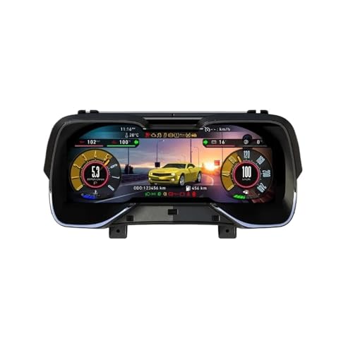 12.3インチ LCD デジタルダッシュボードクラスター シボレー カマロ 2010-2015 スピードメーター バーチャルインストルメントパネル コックピットメーター アップグレード対応