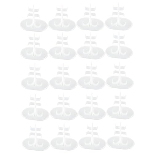 BESPORTBLE 1Set Doll Display Stand Doll Model Rack with Wide Base for Secure Support PVC Bracket for Decoration