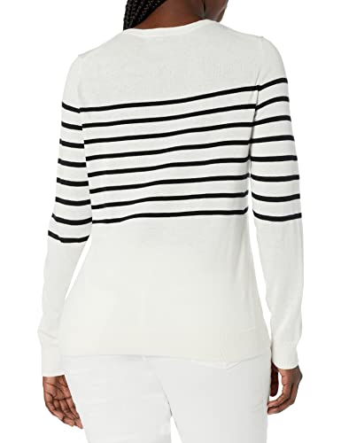 Image of Amazon Essentials Women's Long-Sleeve Lightweight Crewneck Sweater, Flattering (Available in Plus Size)