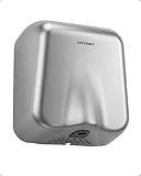 anydry IronStorm 2815 Gewerblicher Händetrockner mit HEPA-Filter - 1600W berührungsloser Sensor, 7-10s Schnelltrocknung, Edelstahl gebürstet (Gebürstet)