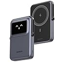 UGREEN Uno Power Bank Magnetico 10000mAh, Caricatore Portatile PD 20W con Cavo USB C, Display e Supporto, Compatibile con iPhone 17 Pro Max Air/16/15/14/13/12 Mini Plus Pro Max(Nero)