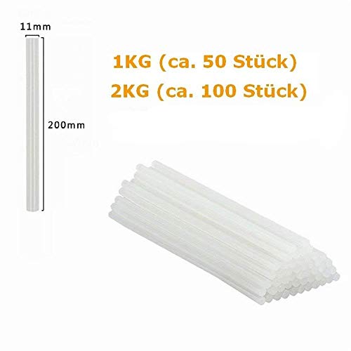 Heißklebesticks 11 mm MCTECH 100 Stück für Heißklebepistolen