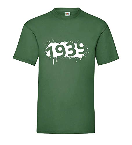 T-shirt 1939 homme vert bouteille XXXL aux finitions soignées et coupe grand confort