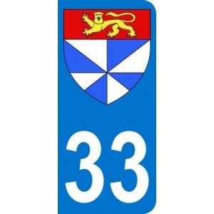 DECO-IDEES 2 Stickers Pour Plaque D'iatriculation - 05