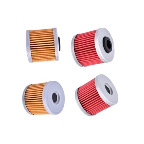Filtre à huile moto pour x-Town 125 300 K-XCT J300 J125 SC125 rouge 4pcs