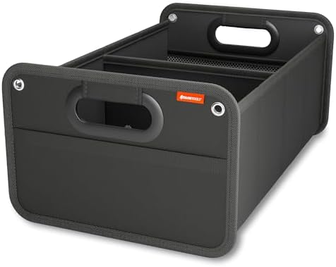 ATHLON TOOLS Kofferraumtasche faltbar - Kofferraum-Organizer 600D Oxford | Auto Faltbox, Autotasche - verstärkt und stabil - mit Anti-Rutsch-Klett