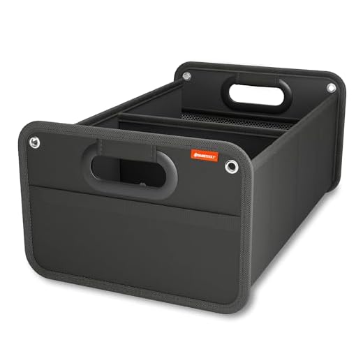 ATHLON TOOLS Kofferraumtasche faltbar - Kofferraum-Organizer, Auto Faltbox, Autotasche - verstärkt und stabil - mit Anti-Rutsch-Klett
