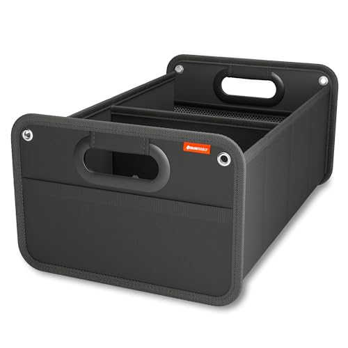 ATHLON TOOLS Kofferraumtasche faltbar - Kofferraum-Organizer, Auto Faltbox, Autotasche - verstärkt und stabil - mit Anti-Rutsch-Klett