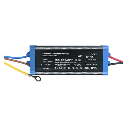 Pilote LED étanche IP65 50W pour réparer un projecteur extérieur qui clignote