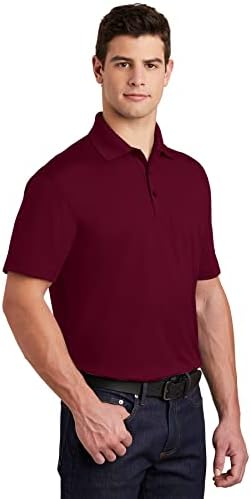 Joe's USA Men's Classic Polo Shirts-3XL-Maroon