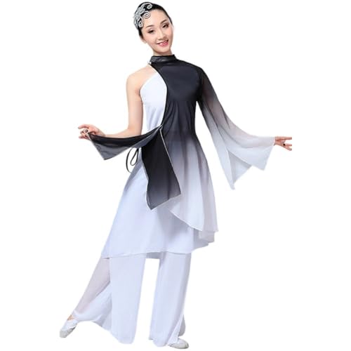 Costumes de danse folklorique chinoise amples contre la transpiration - 8